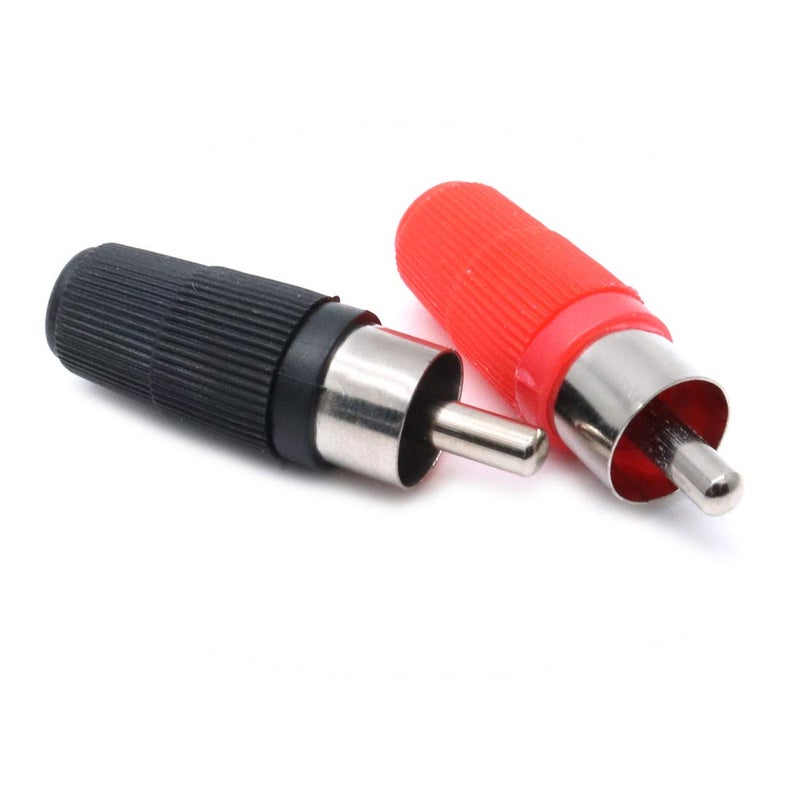 Xiaoyztan Plastic RCA Solder Type Plug Audio Connector Pack of 20 - Image 2